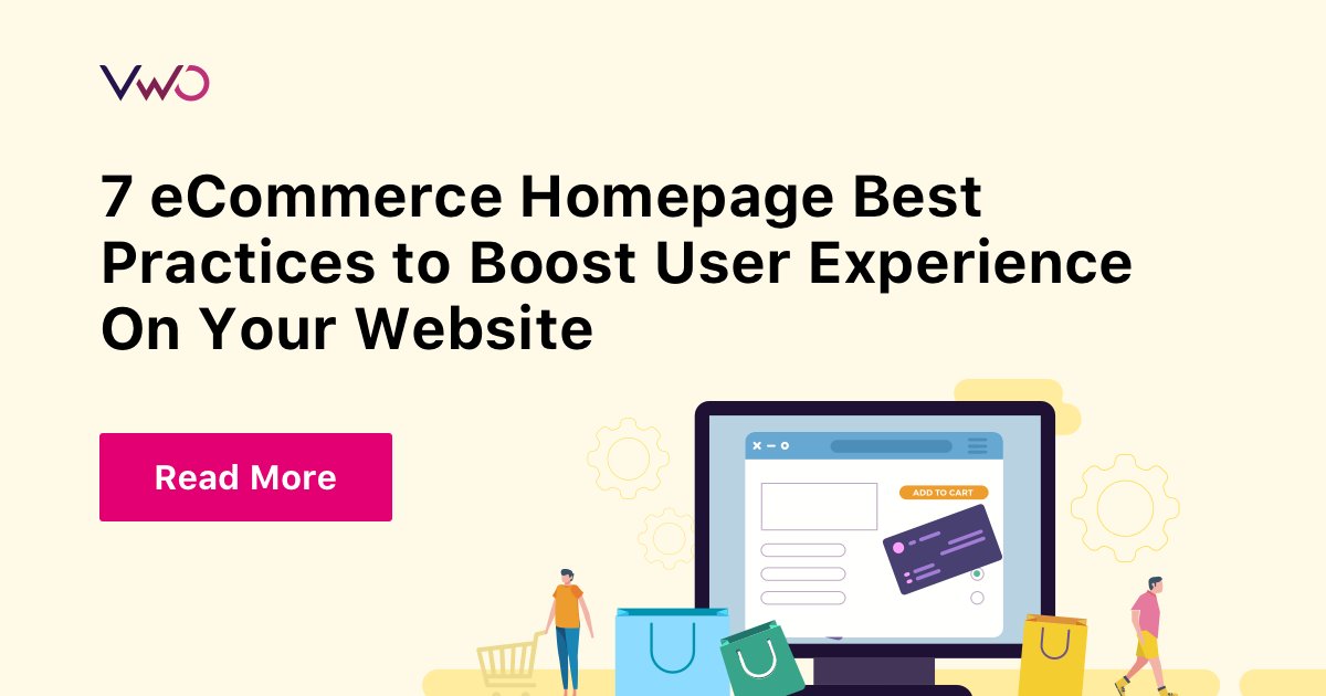 7 ECommerce Homepage Best Practices To Boost UX On Your Website | VWO