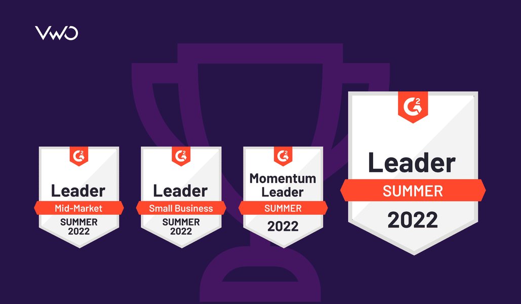 VWO Shines in the G2 Summer 2022 Reports With 20 Badges in Five Categories
