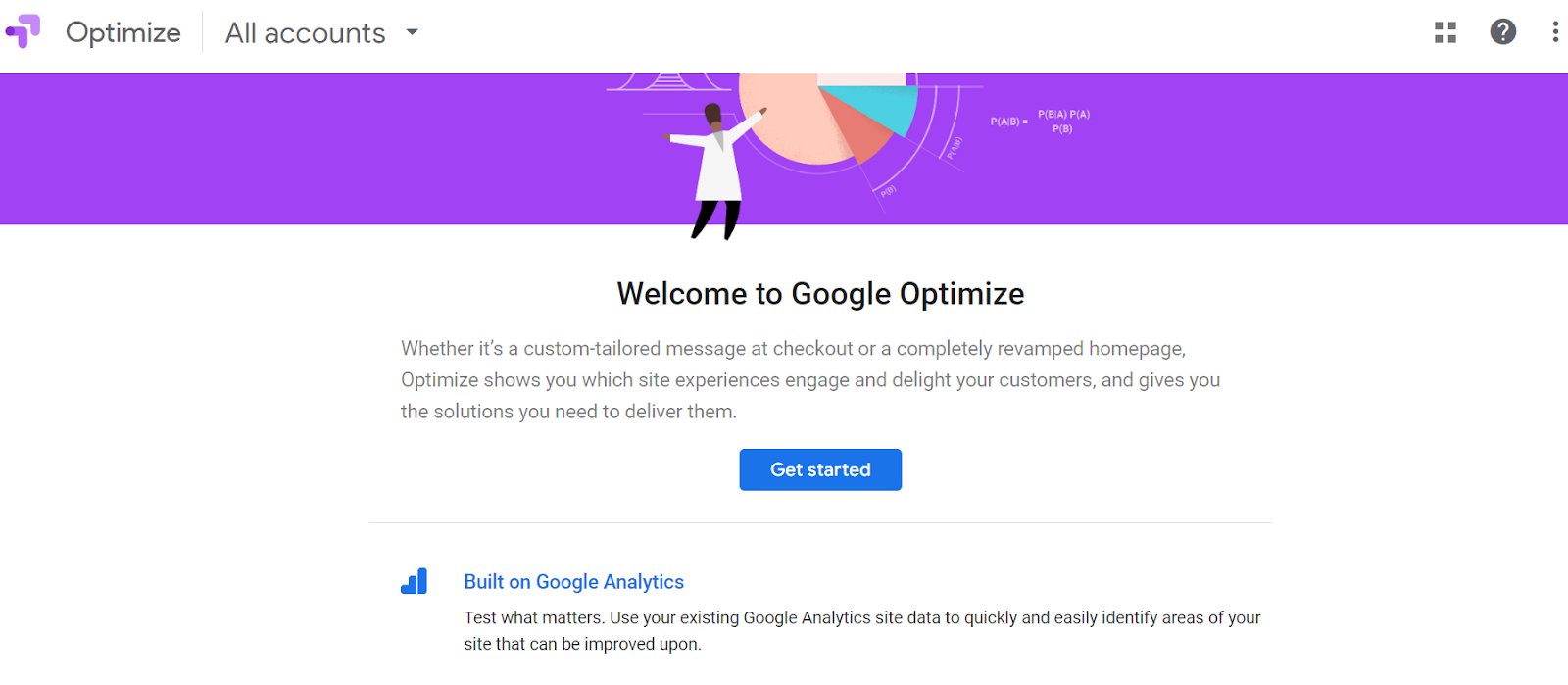Google Optimize Website