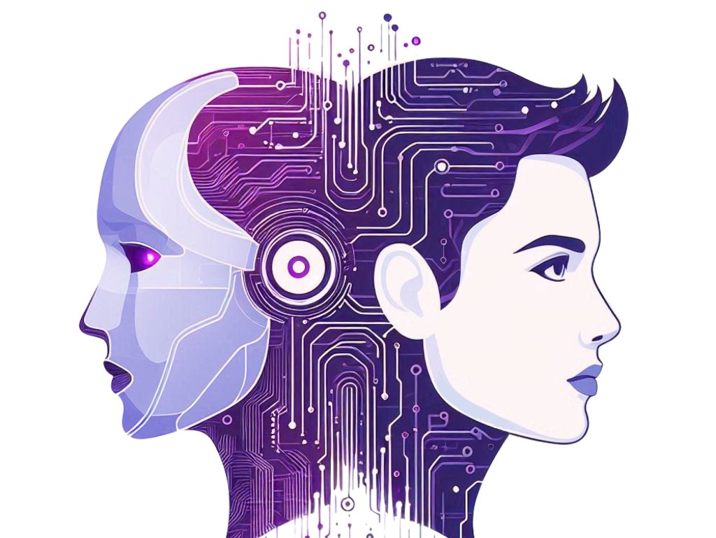 Illustration on AI and human insights