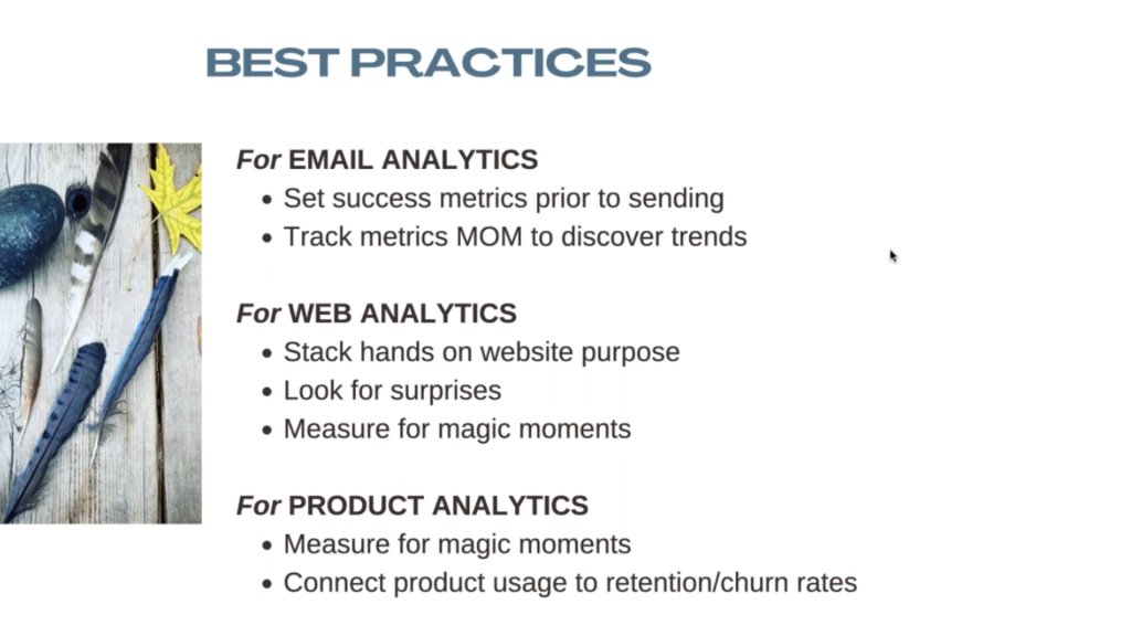 Analytics - Best Practices
