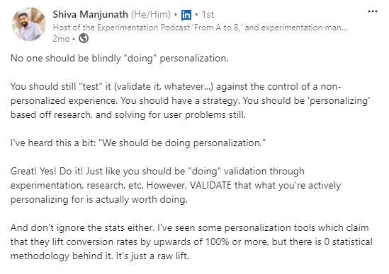 LinkedIn post by Shiva Manjunath