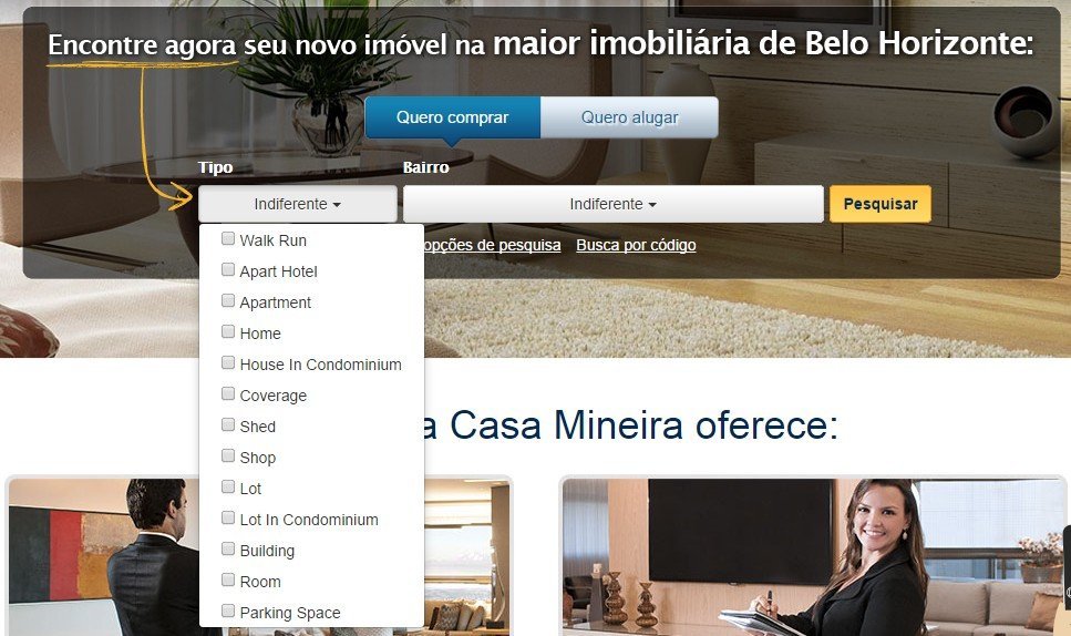 Casa Mineira's Case Study showing A/B Testing - Variation (B)