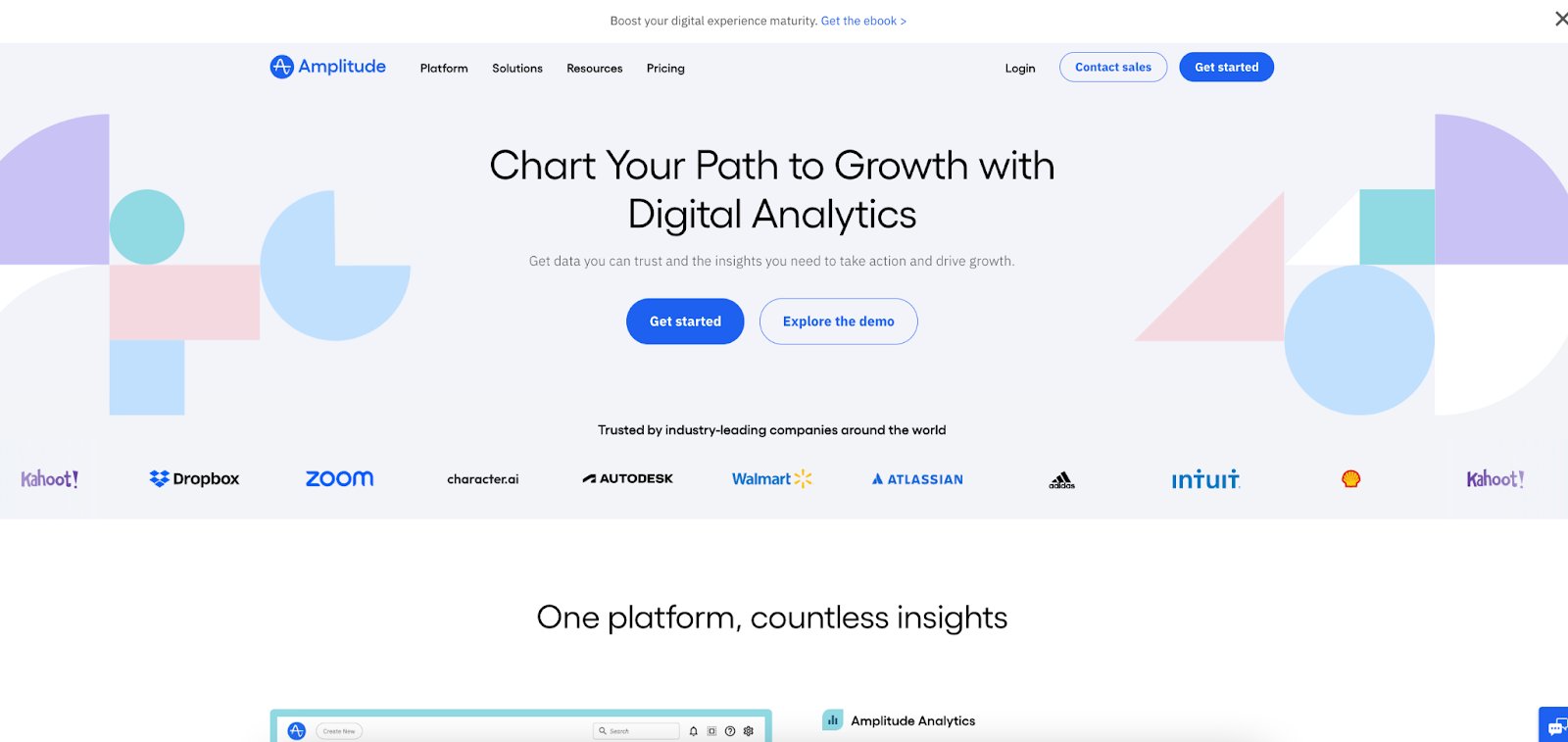 Best UX Analytics Tools - #8. Amplitude