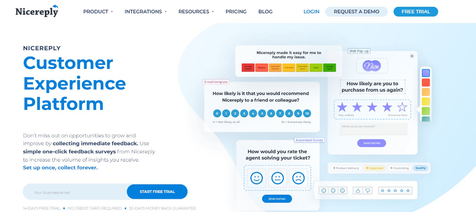 Best Online Survey Tools - #16. Nicereply