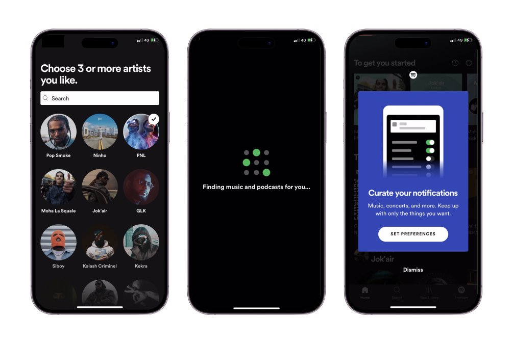 Spotify - App Onboarding