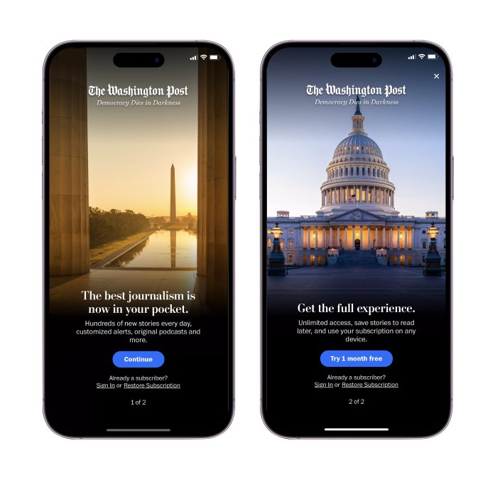 Washinton Post - App Onboarding