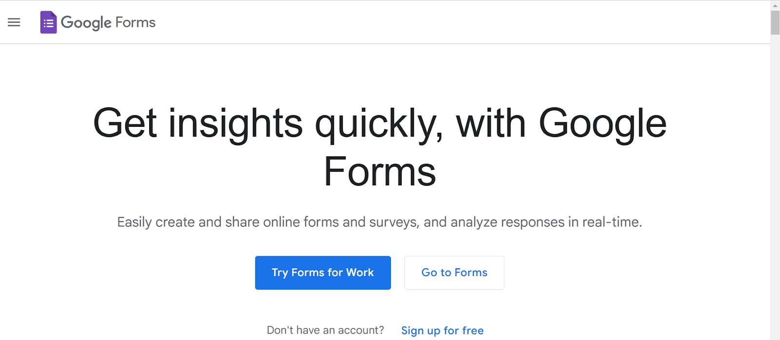 UX research tools for surveys | #3. Google Forms