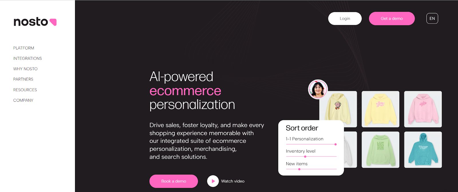 Best eCommerce Personalization Software | 5. Nosto