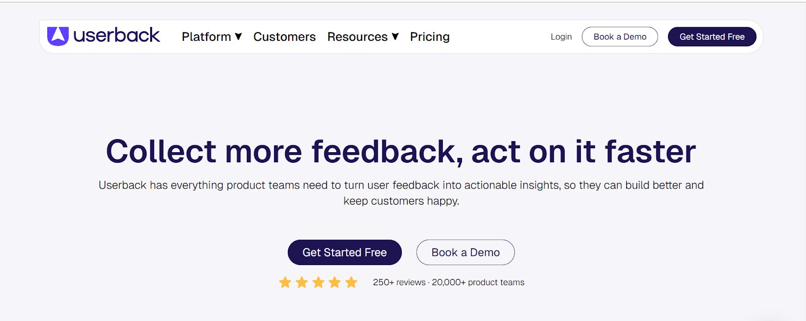 Visual feedback tools | 6. Userback