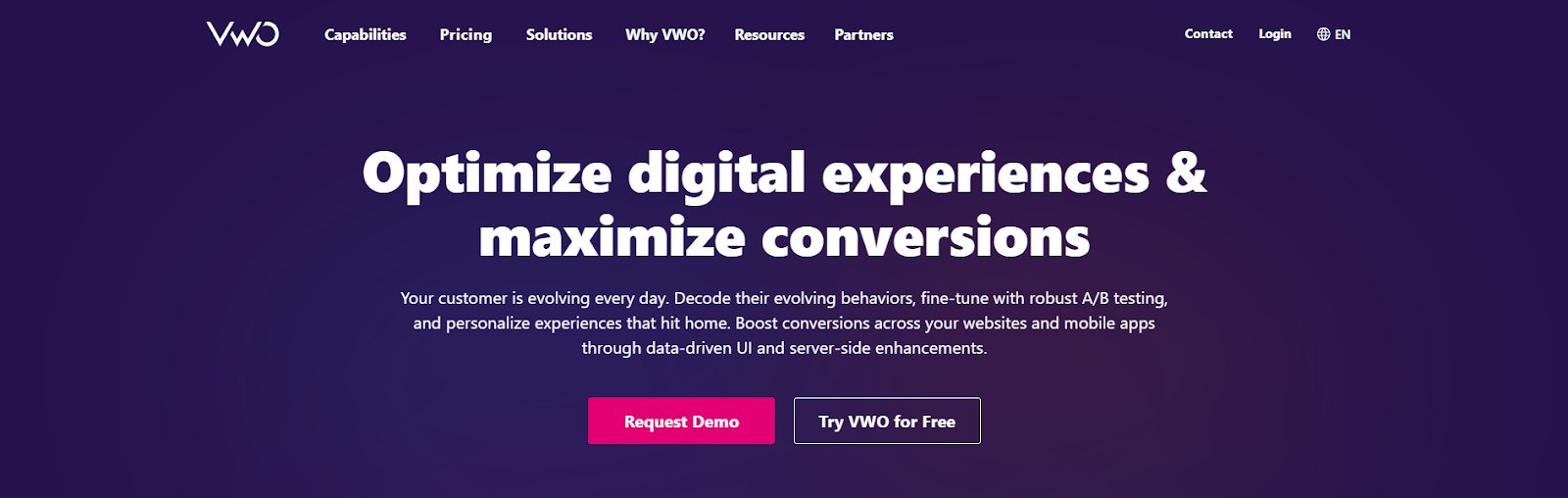 VWO as a Digital Experience Platform