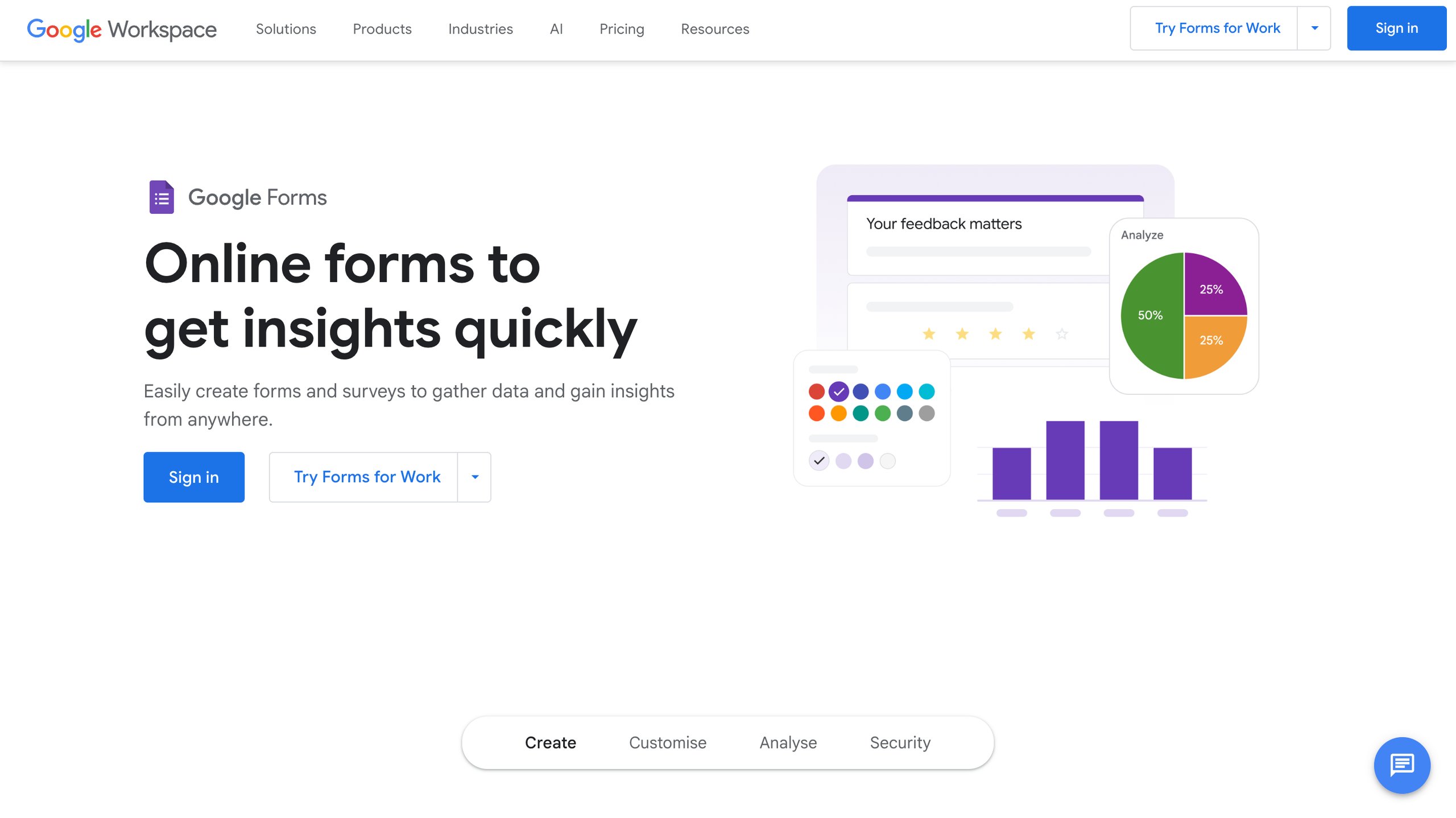 Top UX Survey Tools | 7. Google Forms