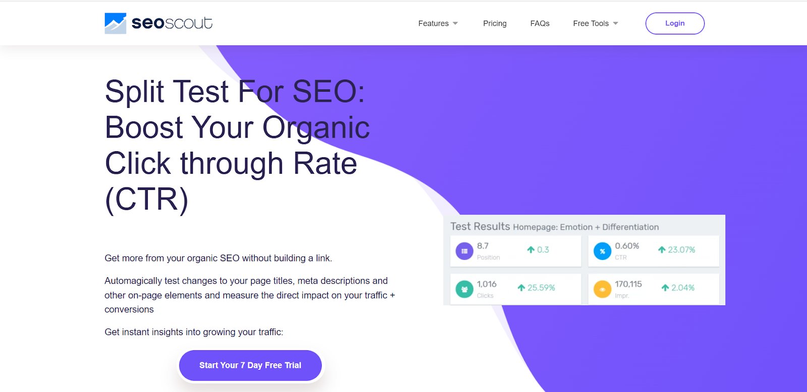 Best SEO A/B Testing Tools | #5. Seoscout