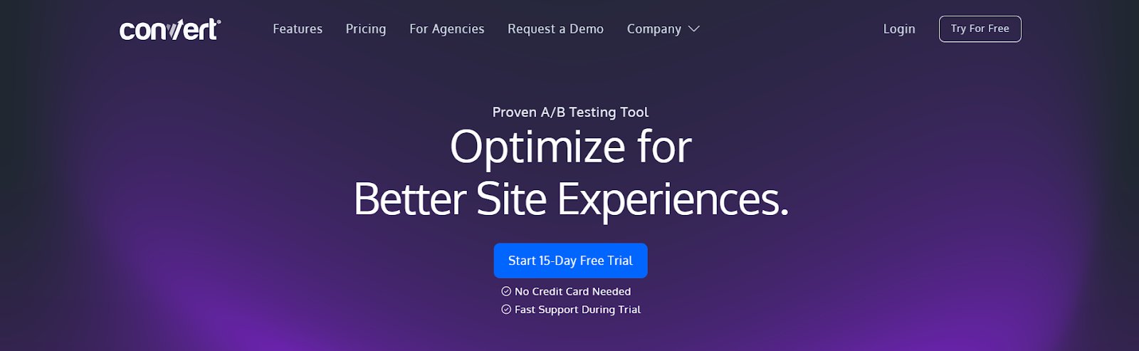 Best Shopify Split Testing Apps | #9. Convert Experiences