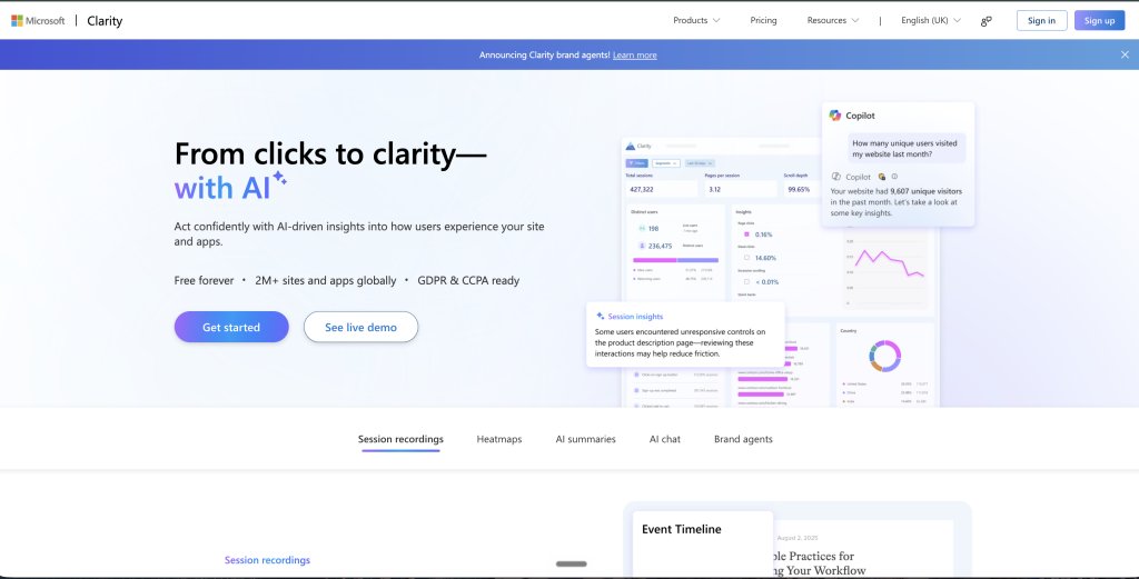 Microsoft Clarity