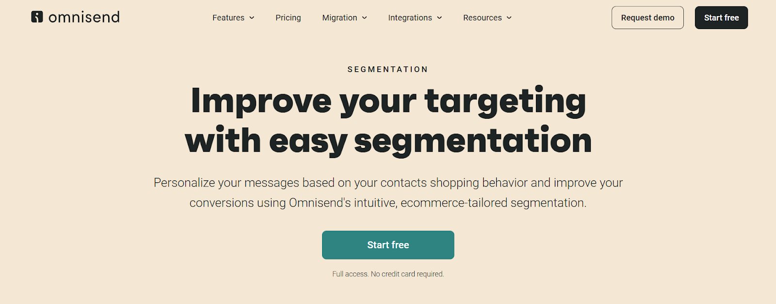 Top behavioral targeting tools | #7. Omnisend