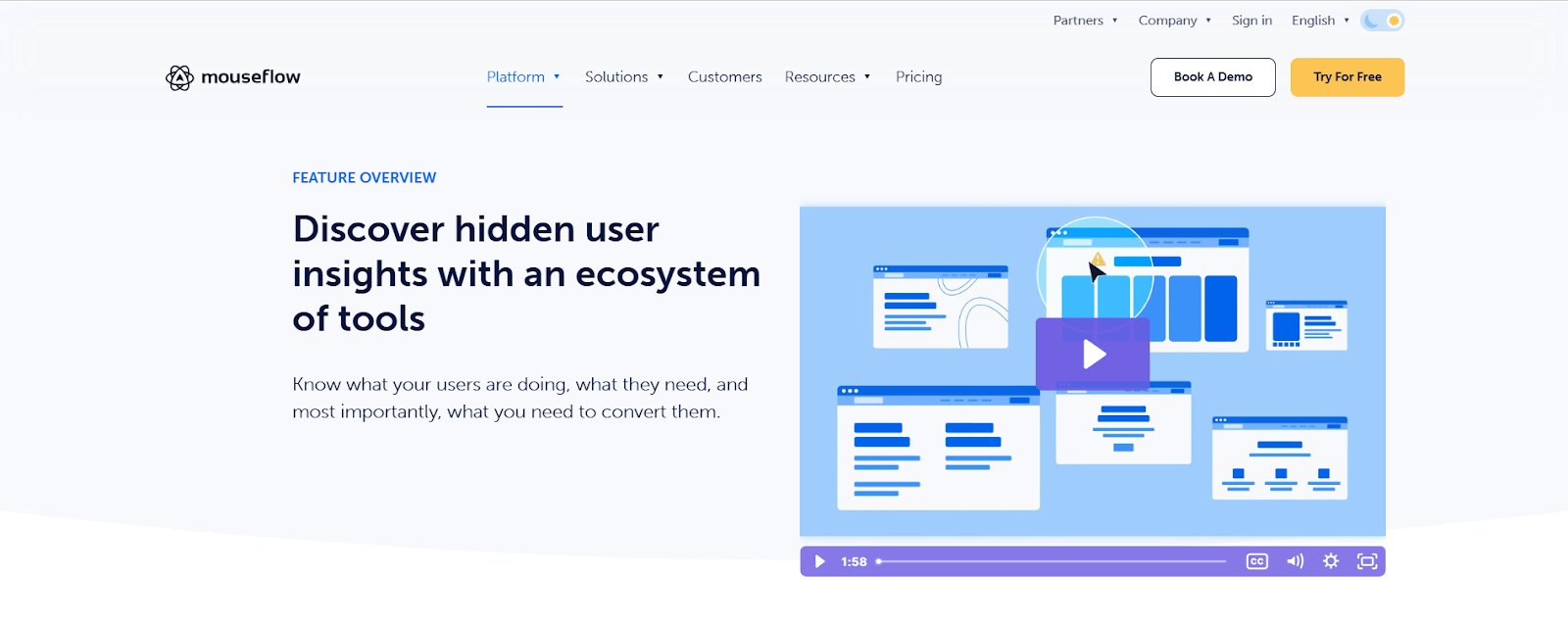 Top user behavior analytics tools | 2. Mouseflow