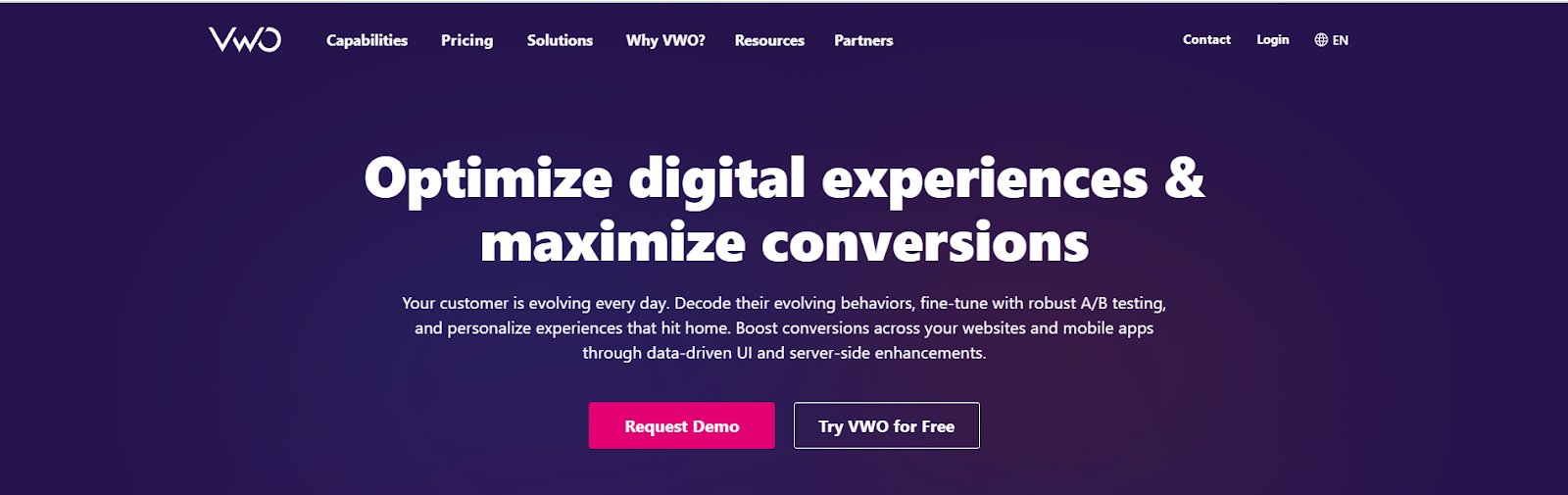 Top behavioral targeting tools | #1. VWO