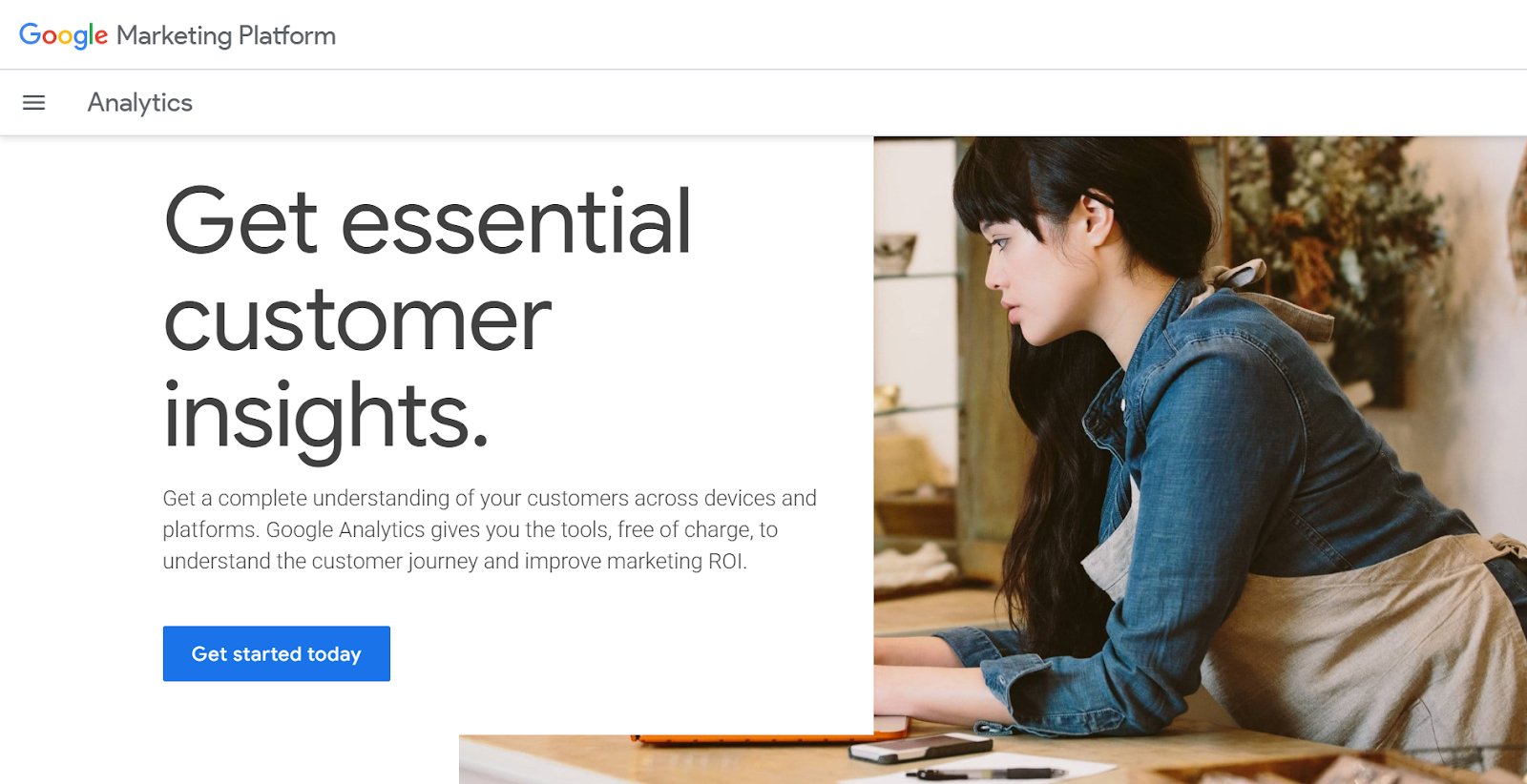 1. Google Analytics for comprehensive traffic and conversion tracking