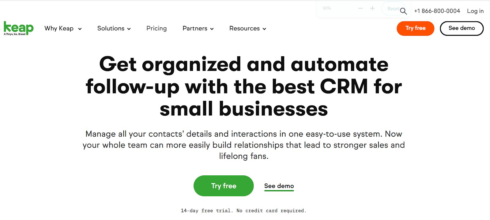 Best Customer Retention Software | #5. Keap