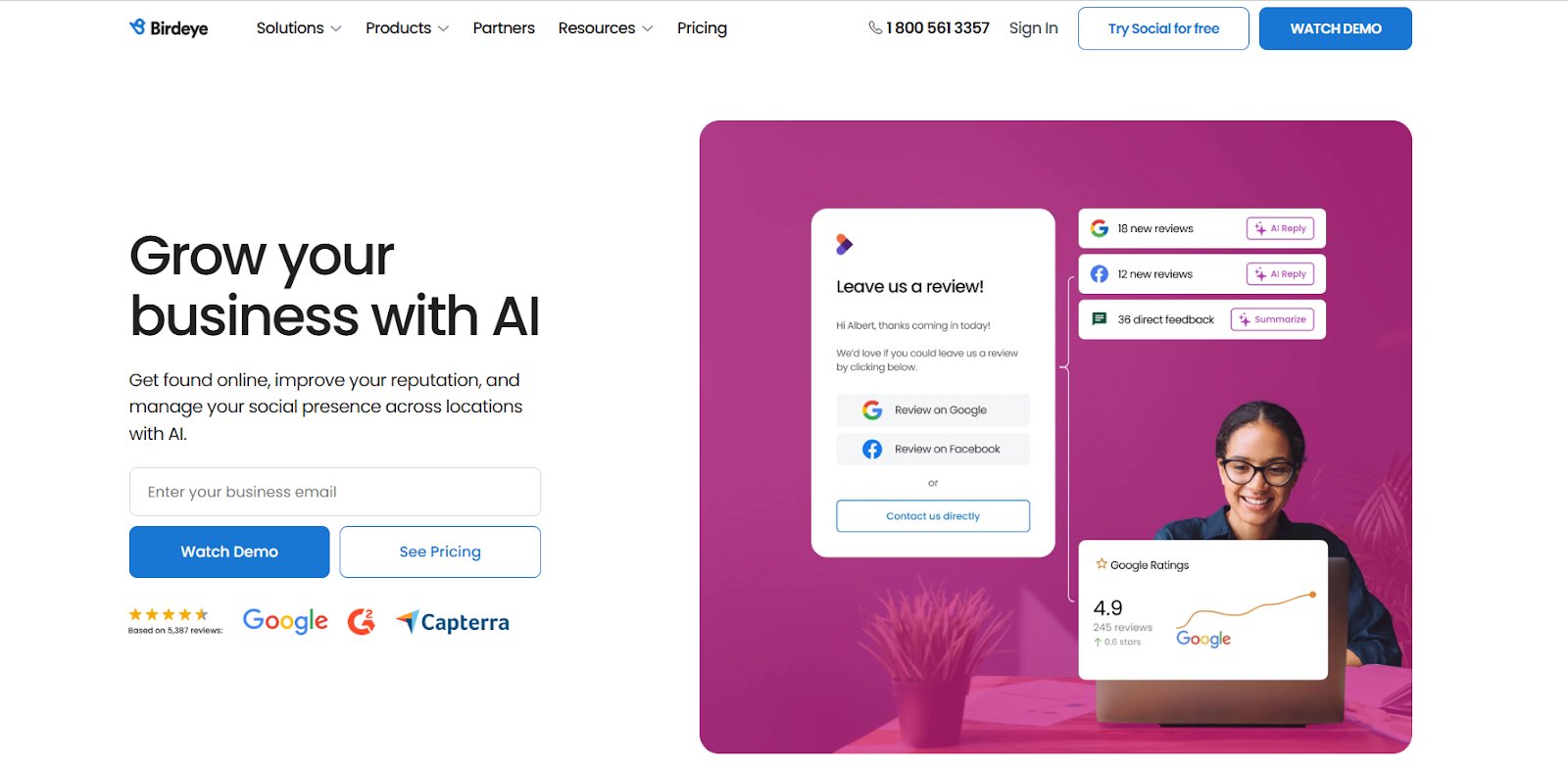 Top Customer Experience Platforms | #3. Birdeye