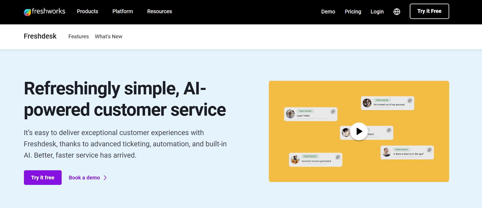 Top Customer Experience Platforms | #6. Freshdesk