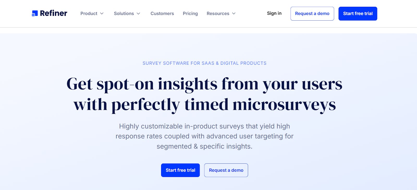 Customer Feedback Management Software | #7. Refiner