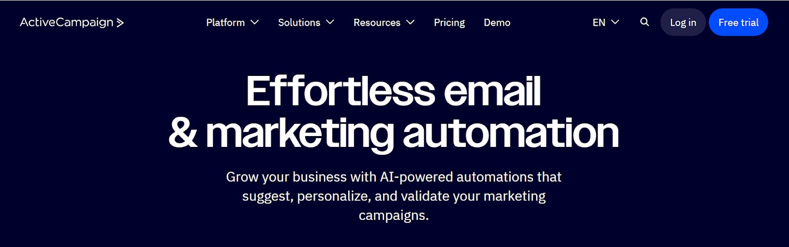 Best Customer Retention Software | #9. ActiveCampaign
