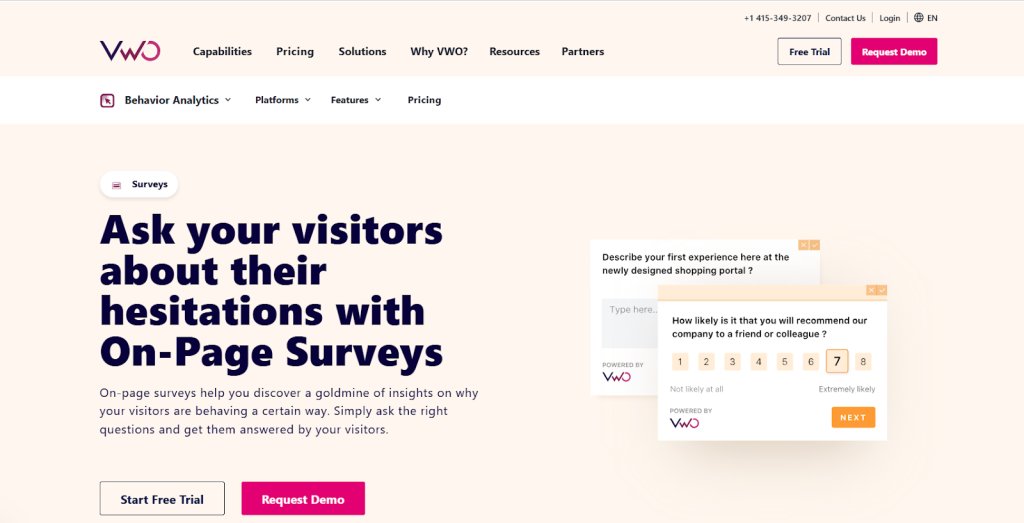 Best Customer Feedback Analytics Software | #4. VWO