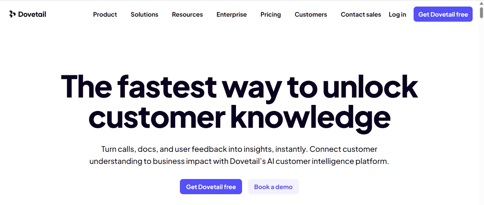 Best Customer Feedback Analytics Software | #12. Dovetail