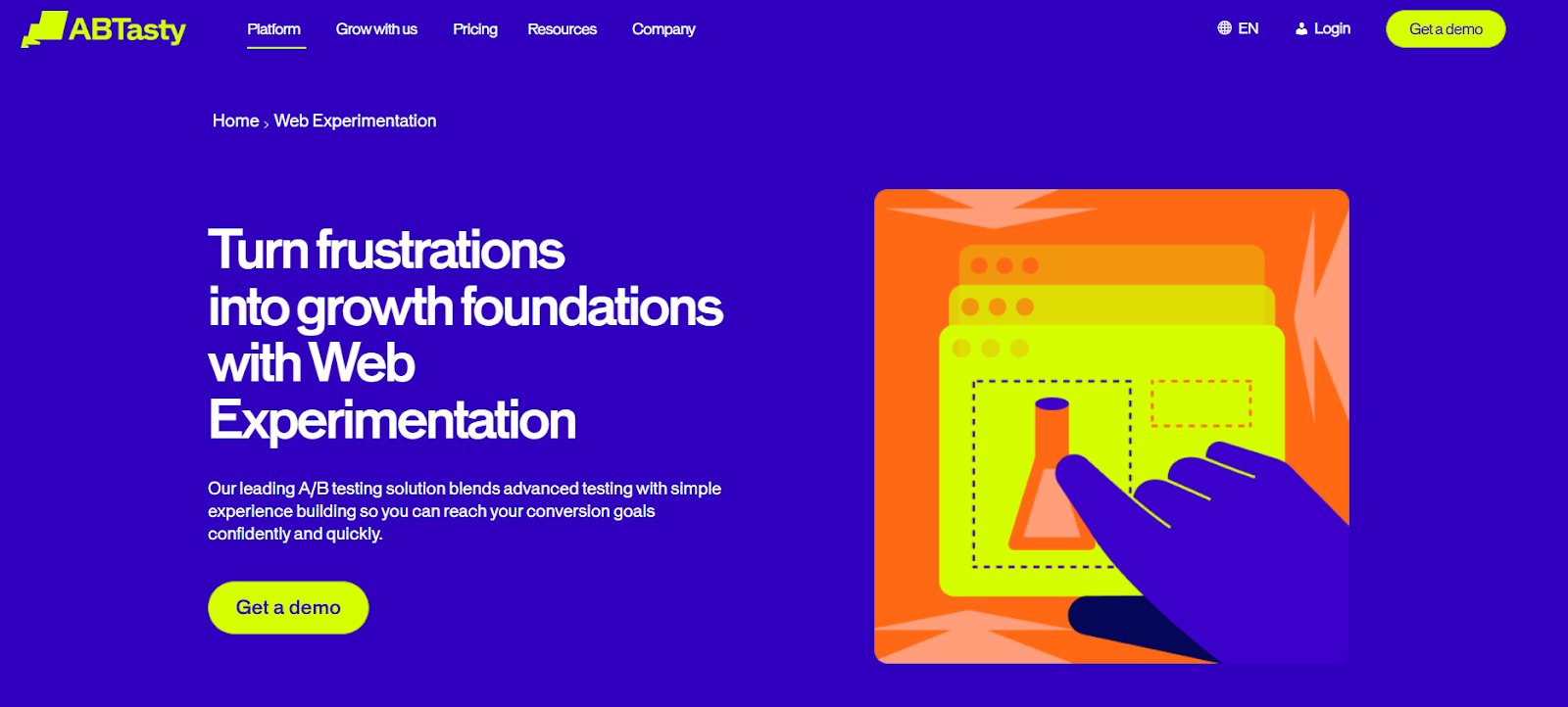 Top experimentation platforms | #2. AB Tasty