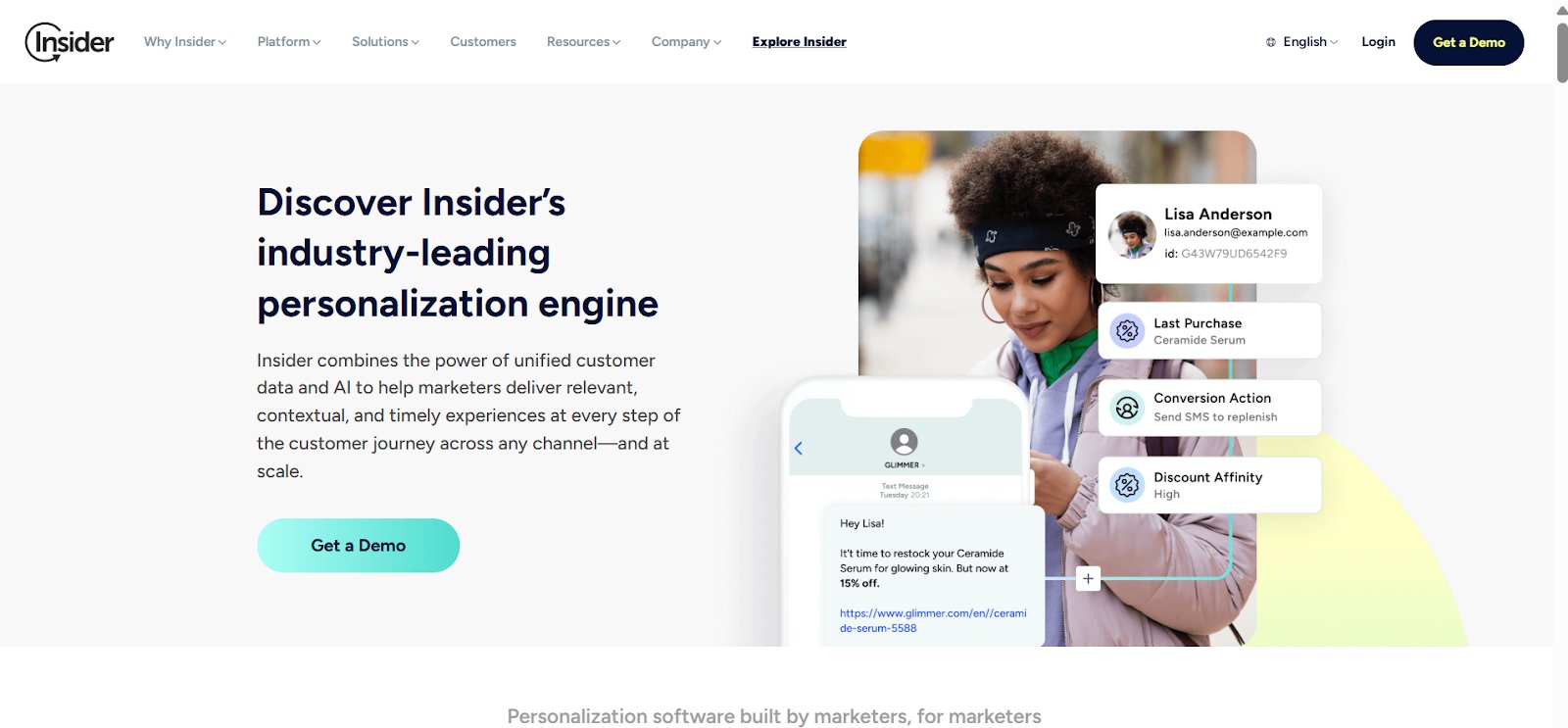 Enterprise Personalization Solutions | #1. Insider