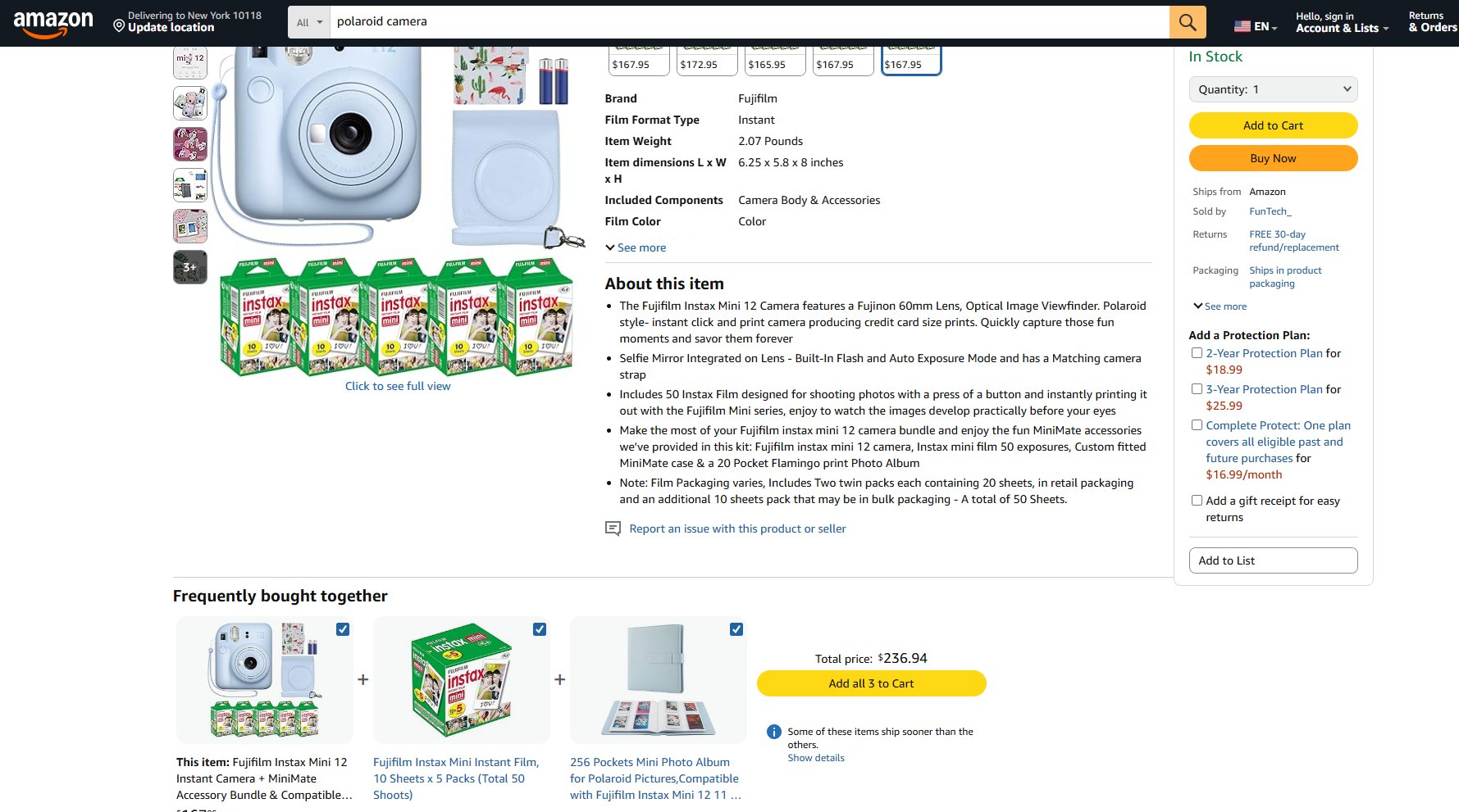 eCommerce funnel – Amazon