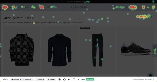 Heatmap report - Greyson