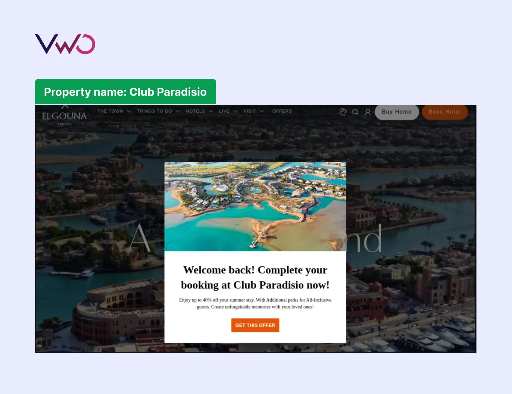 Orascom personalization