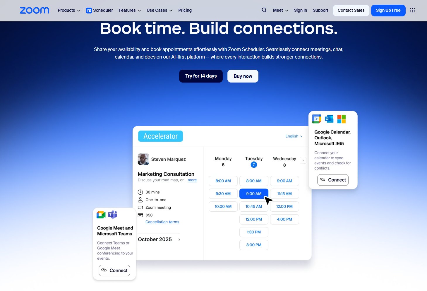 Booking / Appointment forms - Zoom