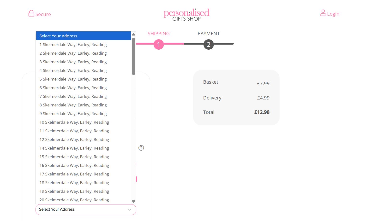 Personalised Gift Shop