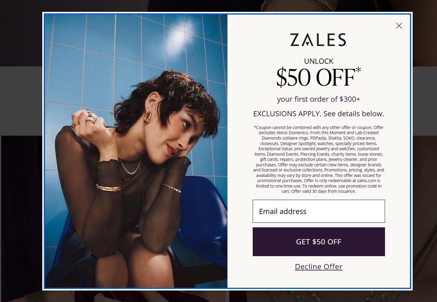 First-time buyer discount