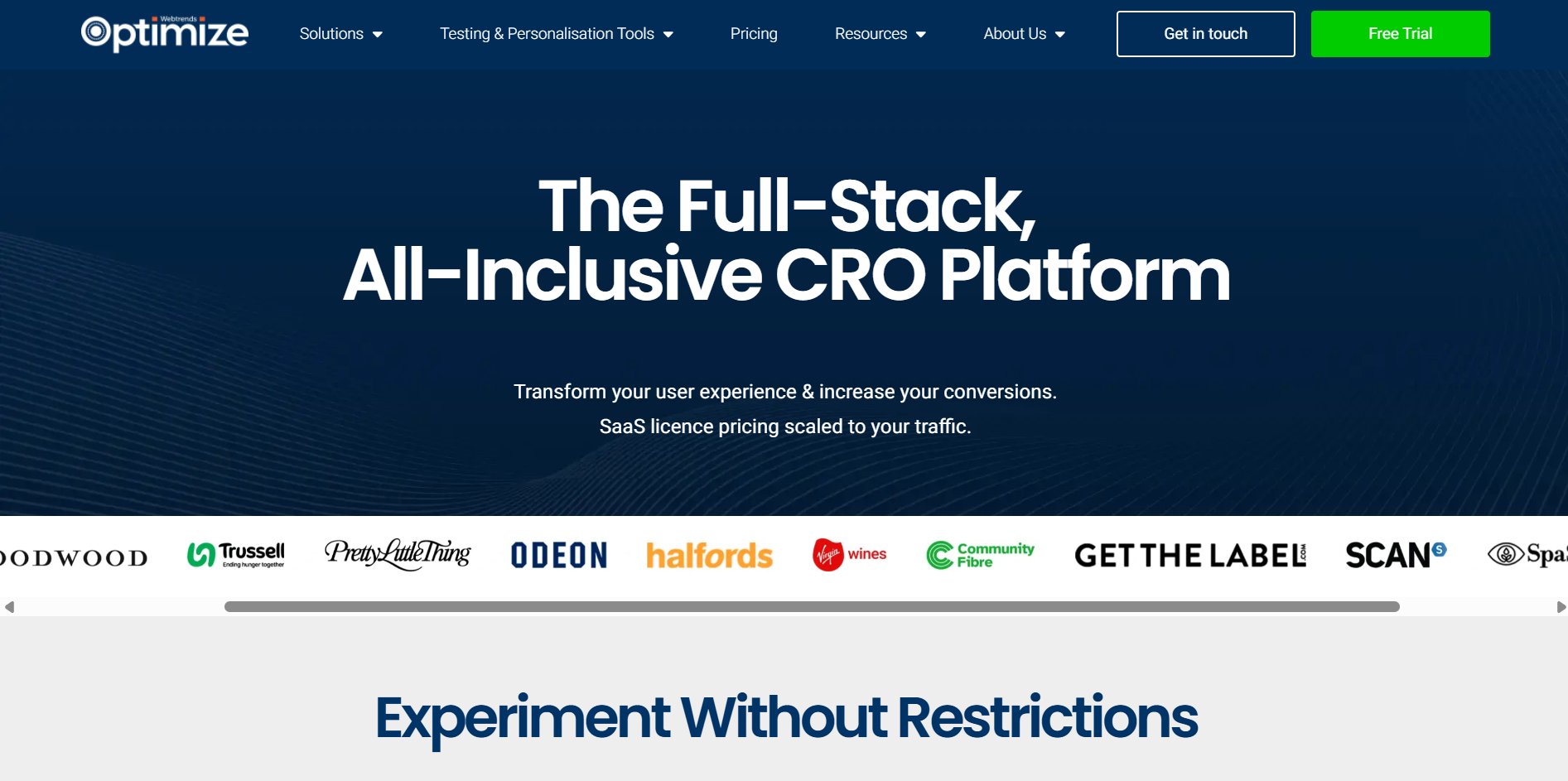 Webtrendz Optimize