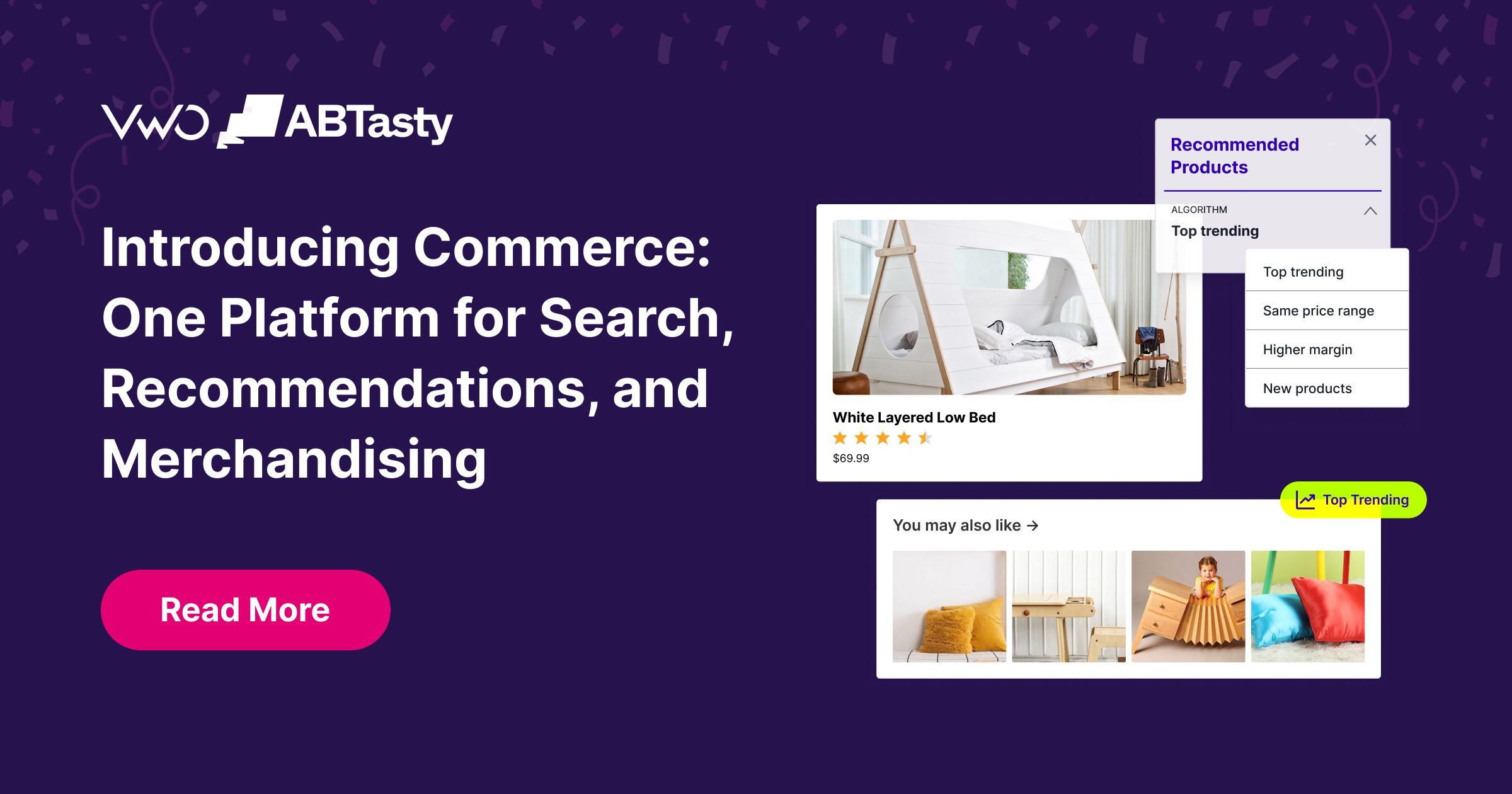 Introducing Commerce: One Platform for Search, Recommendations, and Merchandising