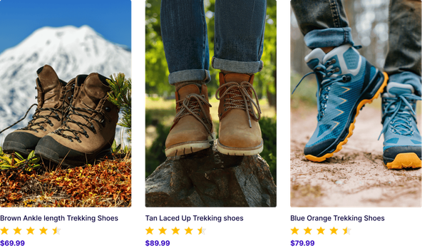 Personalized product rankings that adapt category pages to each shopper's interests and behavior.