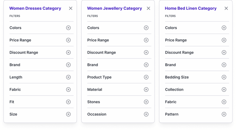 Manage filters and facet controls from one place