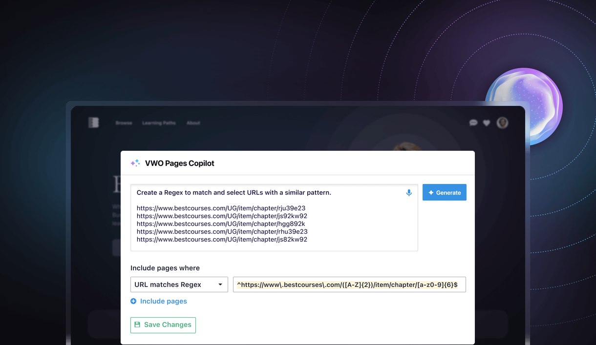 Page groups auto-setup