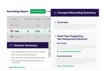 A visual of the survey generate copilot