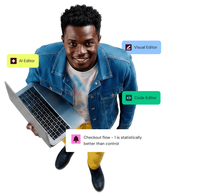 Produktoberfläche von Wingify AB Testing