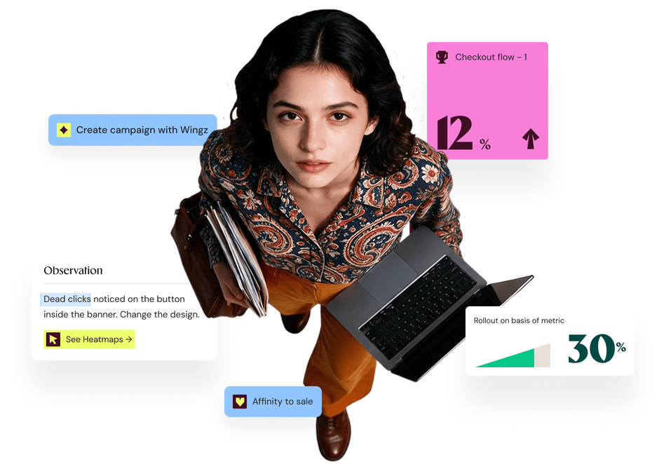 Person working with Wingify