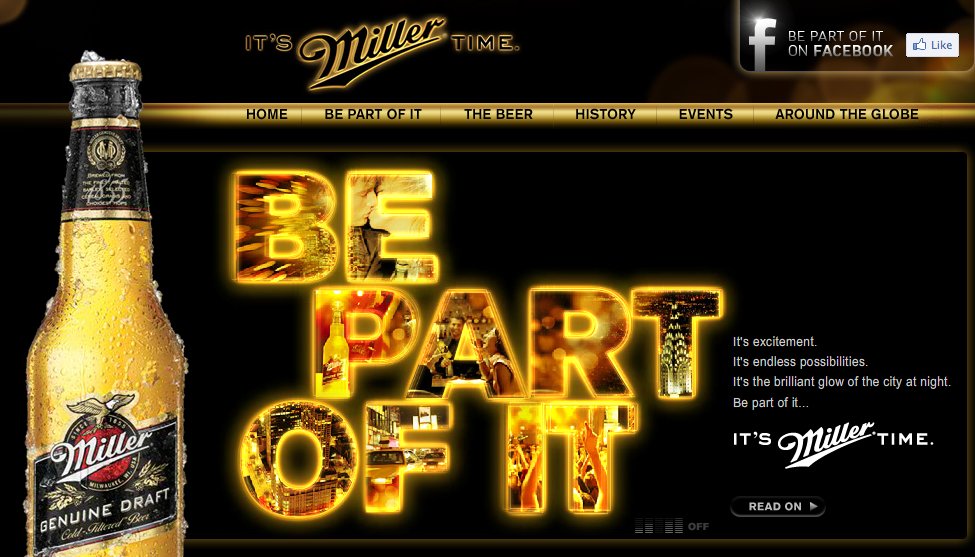 Miller Beer brand doesn't emphasize low price in their message 