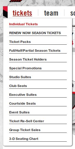 vertical navigation menu vertical navigation menu