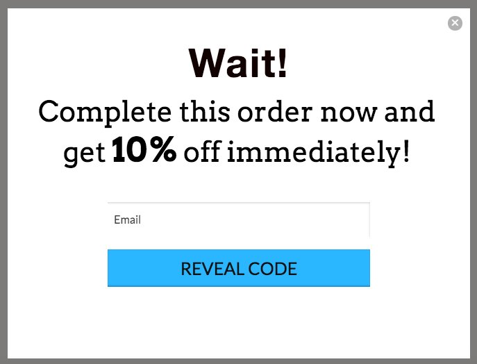 Exit Intent Pop-Ups to Increase Website Conversions