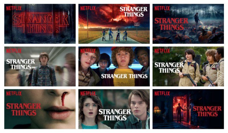 Netflix Personalized Marketing for Stranger Things Example